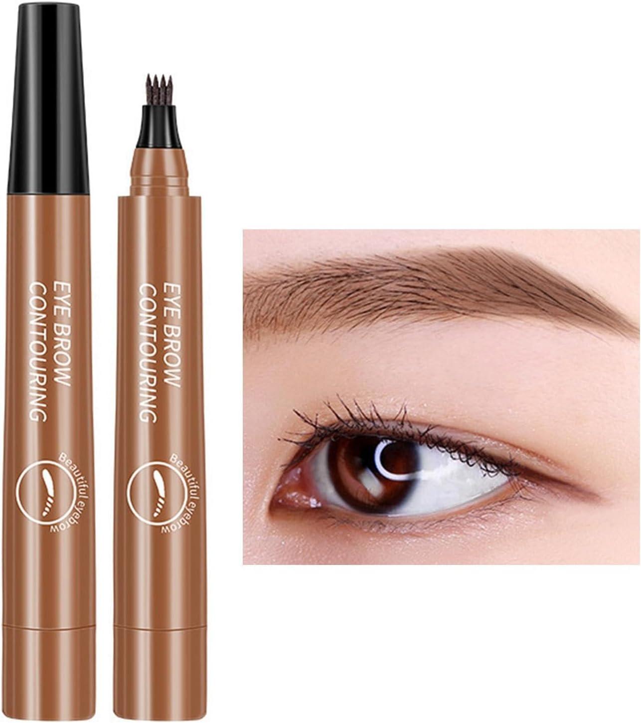 Waterproof 4-Prong Eyebrow Contour Pen – Microblading Precision